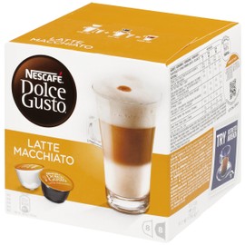 Coffee Capsule | Nescafé | Dolce Gusto Latte Macchiato 16 Stuks | Total Weight 195 Grams