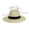 KXF Summer Beach Straw Sunhats for Men Women 2 Packs