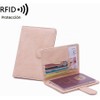 Cartera para pasaporte con bloqueo RFID Lumbor37 – Hebilla magnética,