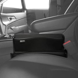 MAYTON Car Organizer, Car Accessories storage Car Seat organizer Front seat gap filler organizer (1, Black)