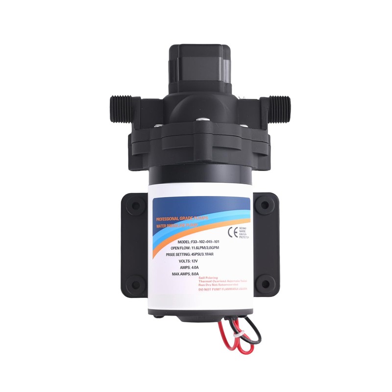 maXpeedingrods RV Pump for 2088-422-144,12V 3.3GPM Diaphragm Water Pump, 45Psi