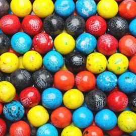 Global Gumball Assorted Berry Flavor Gumballs 1 Inch 134 Count Gum Balls For Parties And Buf...