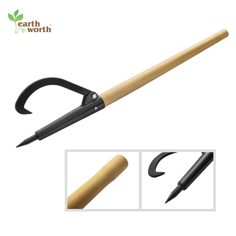 Log Peavey and Cant Hook Tool – 49-inch Wood Handle