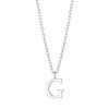 Philip Jones Sterling Silver Initial Necklaces Letter A to Z