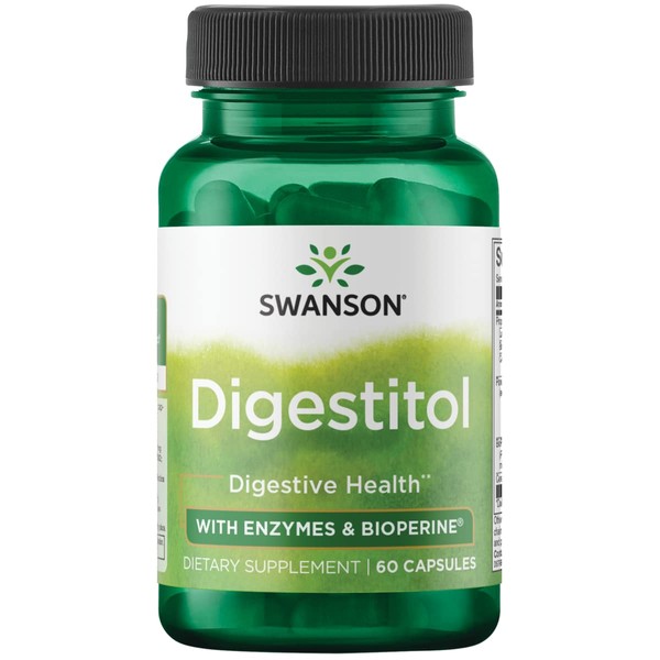 Swanson Digestitol - Natural Digestive Health Support Featuring Digestive Enzymes