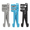 3-Pack Coaxial Cable Stripper Tool, Fiber Optic Cable Stripper for