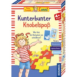 KOSMOS 685270 My Girlfriend Conni - Colourful Puzzle Fun, Educational Game for Children from 4 Years, Board Game Promotes Concentration, Logical Thinking and Fine Motor Skills with Five Games