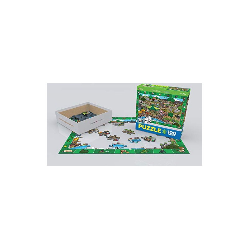 A Day at the Zoo - Spot and Find Puzzle,