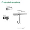 ARGCONNER Stainless Steel Maple Syrup Taps Kit, Spiles for Tapping