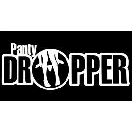 MD&M Panty Dropper Decal Sticker Euro Slammed Car SUV Truck Fits Chevy Ford Honda VW