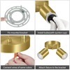 2 Light Track Lighting Fixtures Ceiling, Gold Round Directional Ceiling