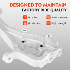 Front Left Suspension Steering Knuckle Driver Side for Dodge Ram 1500 2003-2010, Ram 1500 2011-2018, Classic 2019-2021, 698-239, 698239, 68044703AD, 68044703AA