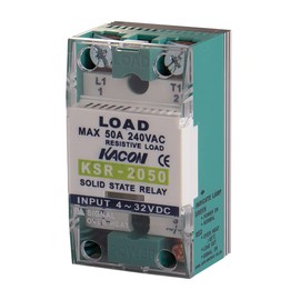 KSR2050ZD, Solid State Relay, Over Temperature Alarm, Single Phase, Zerocross, Input 4-32VDC, Load Voltage 90-240VAC, 50A, 5000 Dielectric Strength