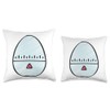 Egg Timer Eggtimer Kitchen Timer Cooking Baking Throw Pillow