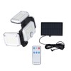 4 Head Solar Sensor Light 7700K 8W IP65 3 Gear