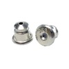 STERLING SILVER 925 AMTHTEW-030 Sterling Silver 925 Earrings Studded Rock
