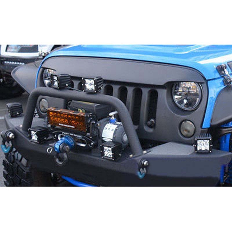 Octane Lighting 7 Inch Round Chrome Black Dual Low/Hi LED