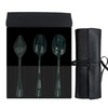 Tereche 4 Piece Plating Spoon Kit Culinary, Deluxe Plating Spoons