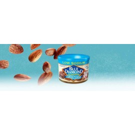 Blue Diamond Almonds Lightly Salted Low Sodium 6 Ounce