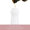 4 Pcs White 75ml Empty Refillable Roller Bottle Plastic Roll
