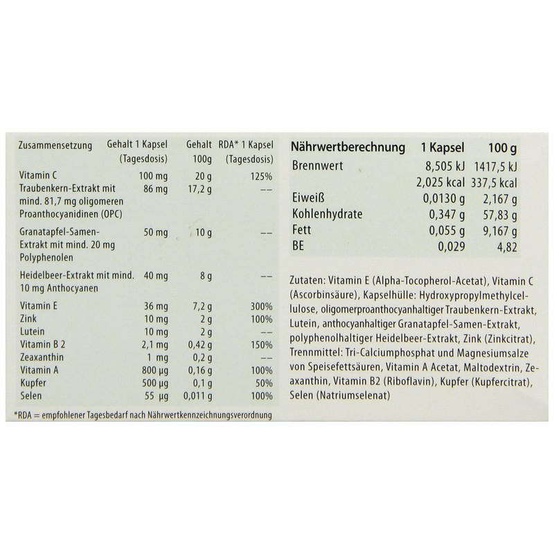 Avitale Eye Complex Capsules 54 g