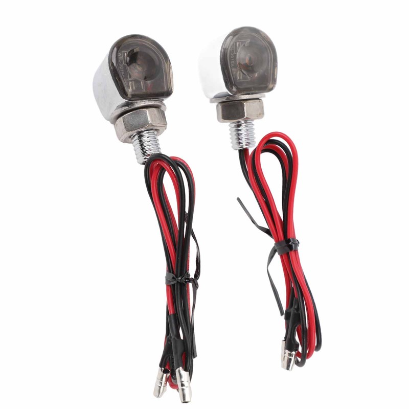 Handlebar LED Turn Signal Light DC12V Retro Mini Waterproof Increased