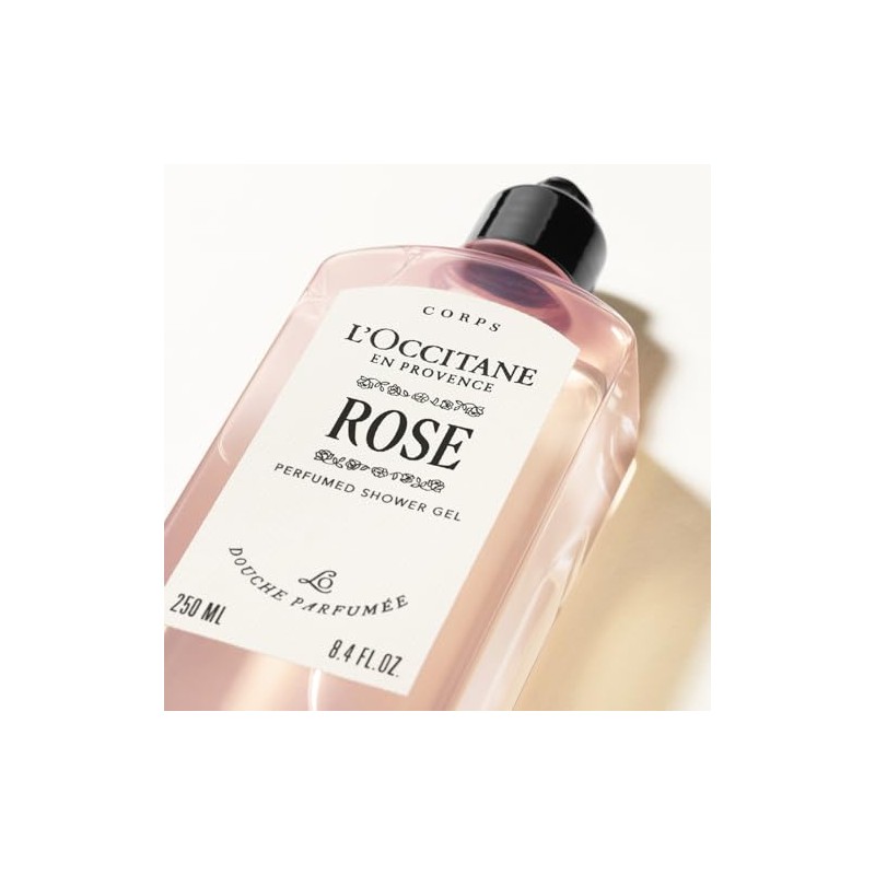 Rose Perfumed Shower Gel by LOccitane for Women - 8.4