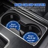 Lyxheth 2PCS Bling Car Cup Holder Coaster, Cup Holder Insert,