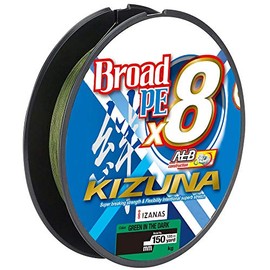 Owner Kizuna 8braid Braided Line for Spin Fishing, Colour: Green, Diameter: 0.17 mm, Load Capacity: 0.17 mm, 8.4 kg
