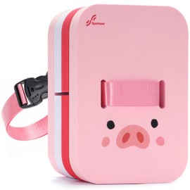 Back Board Kids Swim Belt: Sportneer Swimming Training Belt Swim Trainer Adjustable Layers Thicken Foam Training Board Pool Floaties for Kids Swimming Beginners Floats Swim Lessons Equipment Pink