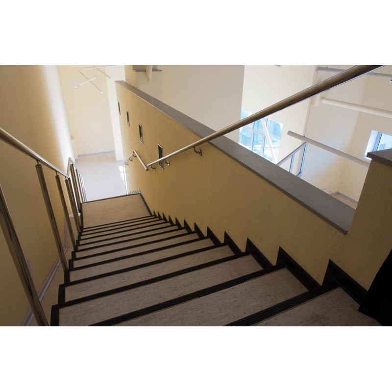 3-7/8" Heavy Duty handrail Bracket 3 Hole Flat Black Support