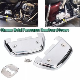 Unbranded Motorcycle Chrome Passenger Footboard Cover For Harley Tri Glide Ultra FLHTCUTG