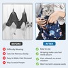 ZINGTERRA Cat Grooming Wrap,Anti-Escape Cat Wrap for Grooming,Self-Adherent Soft Cat