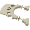 3/4 Upright Double Bass Bridge Bass Double Bass Accessory Upright