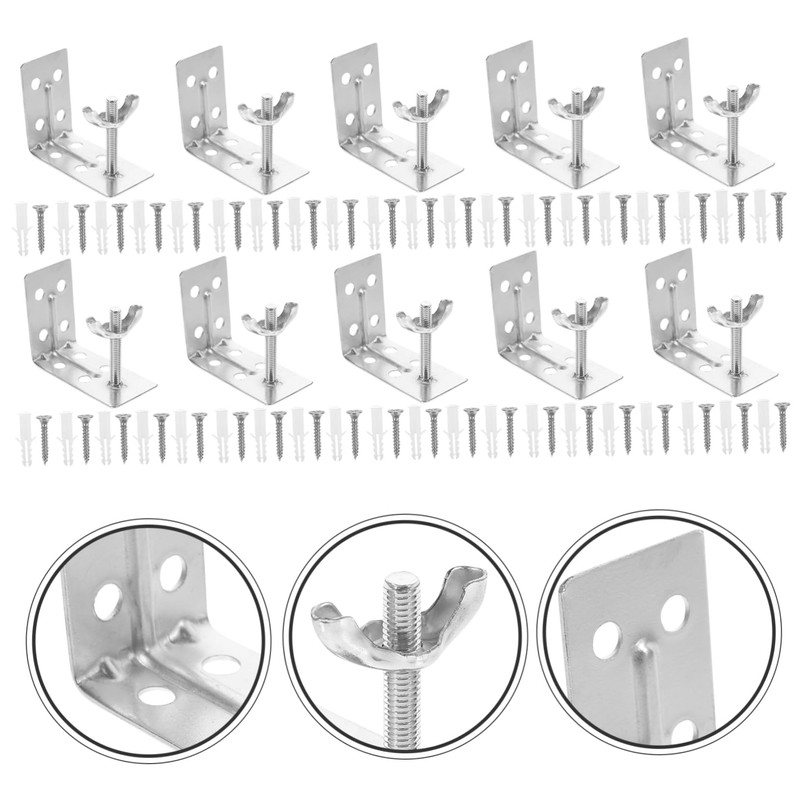 ORFOFE Blind Installation Code Accessories 10pcs Blind Brackets l Bracket