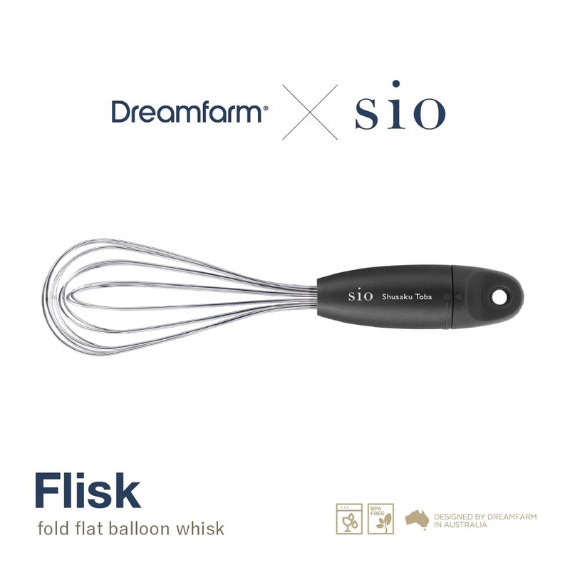 Dream Farm x Sio Whisk Black Mini Flisk Kitchen Utensils