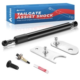 ARANA Tailgate Assist Shock for 2007-2019 Chevy Silverado & GMC Sierra 1500 2500 3500 HD, Slow Drop Truck Tailgate Mods Damper Kit, Sliver