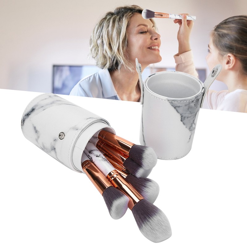 10Pcs Makeup Brush Eyelash Blush Brush set with Storage Holder