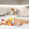 Plastic Wrap Dispenser with Cutter,Cling Wrap with Slide Cutter for