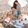 Odowalker Mini Beach Balls Bulk Rainbow Blow Up Squeeze Ball