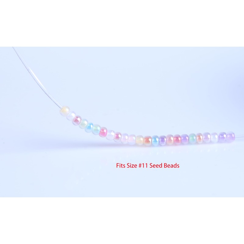 KONMAY 0.6mm Stretchy Bracelet String, 38 Yards Elastic Crystal String,Thin