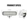 EXZEIT Led Boat Lights, 2 pc Deck/Dock Marine Lights 3000LMS