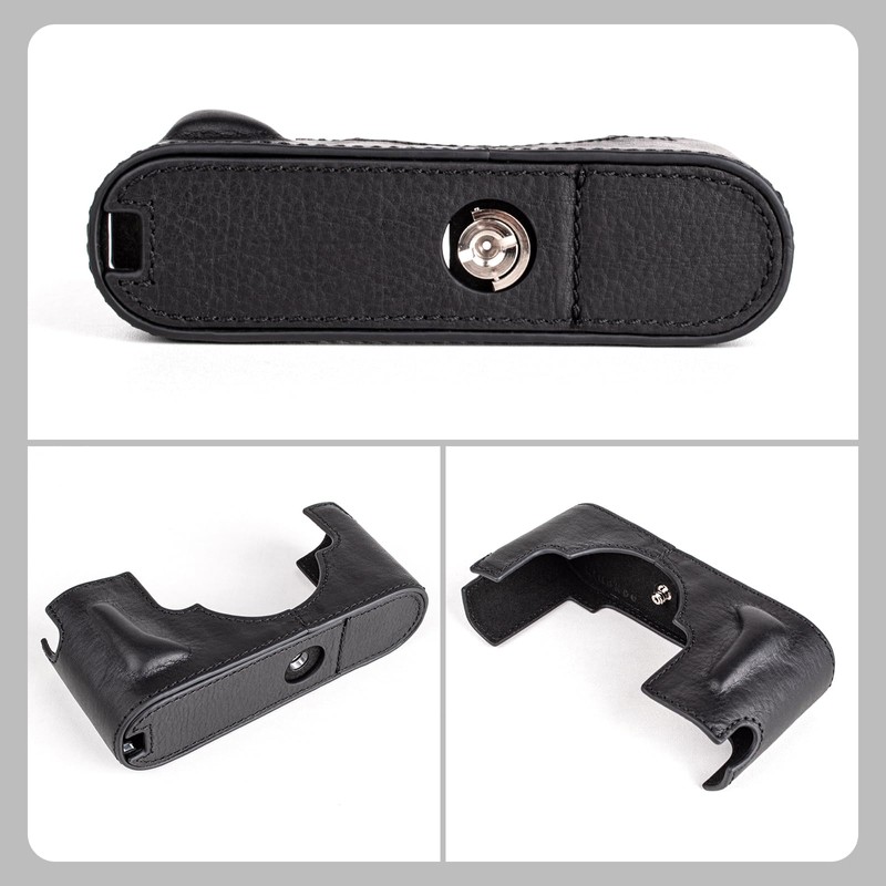 MUZIRI KINOKOO Leica M11 Case, Retro Style Genuine Leather Case