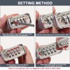 ZHEGE Heavy Duty Combination Lock Outdoor, 4 Digit Large Weatherproof