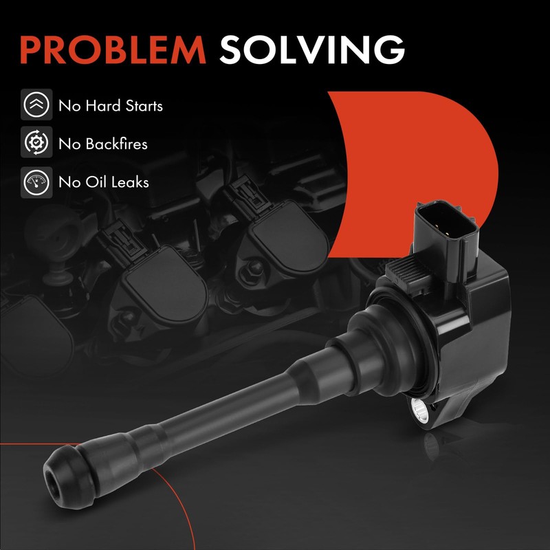 A-Premium Engine Ignition Coil Pack Compatible with Nissan Versa 2020-2021,