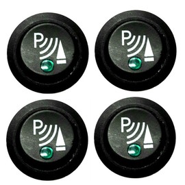 Dolphin Automotive Illuminated LED Round 3 Pin P Rocker ON/OFF 12v DC Dashboard Switch Parking Reverse Sensor Front Rear Reversing Sensors UK (4)