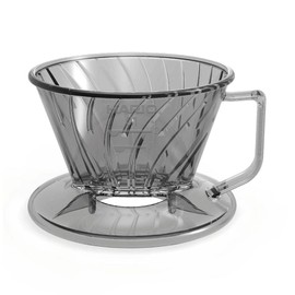 HARIO MA-431 Best Co Coffee Dripper with Memory, 01, Clear Gray, For 1 - 2 People, Trapezoid Dishwasher-Safe