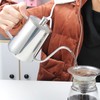 600ml Coffee Drip Kettle 304 Stainless Steel Slender Spout Thicken