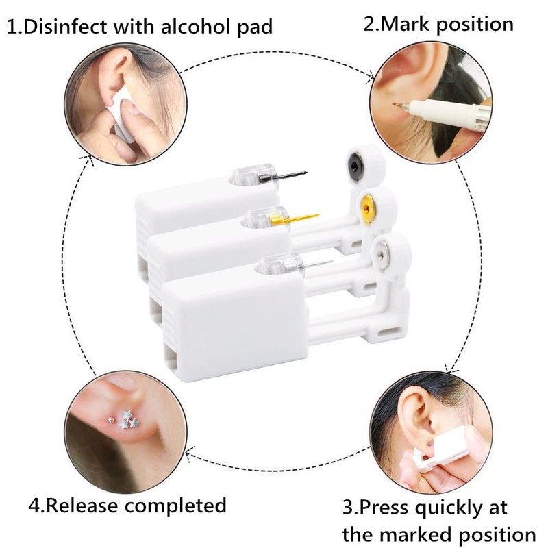 Self Ear Piercing Kits – 2 Pack Self Ear Piercing