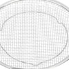Stainless Steel Fruit Basket Double Handles Metal Mesh Drain Round